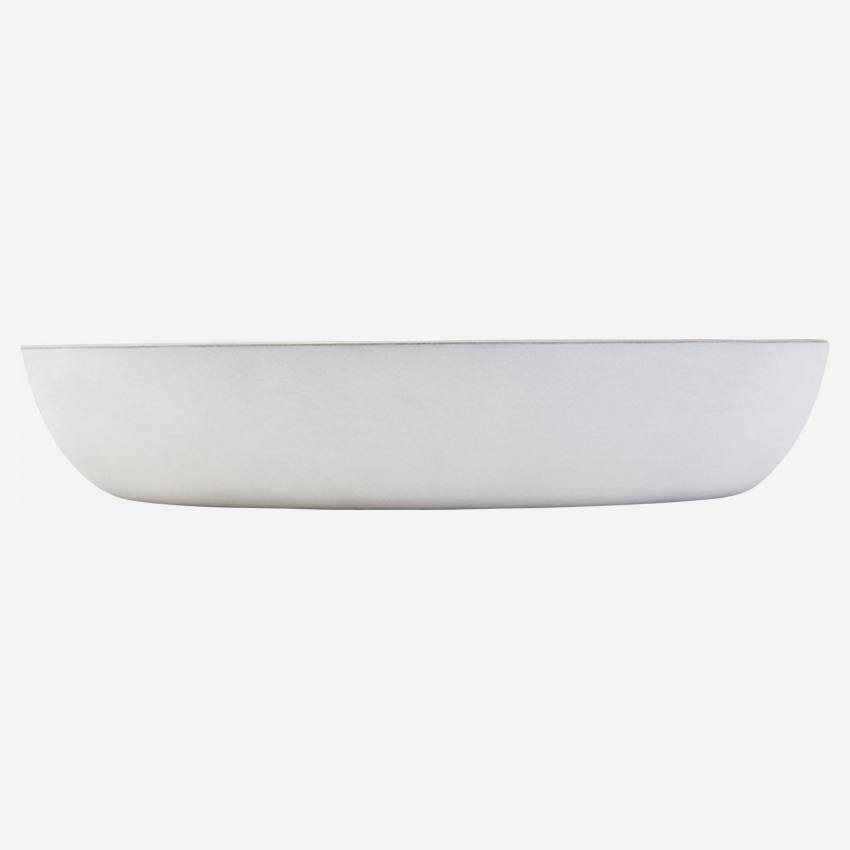 Padella 28 cm in alluminio bianco esterno e rivestimento interno in ceramica