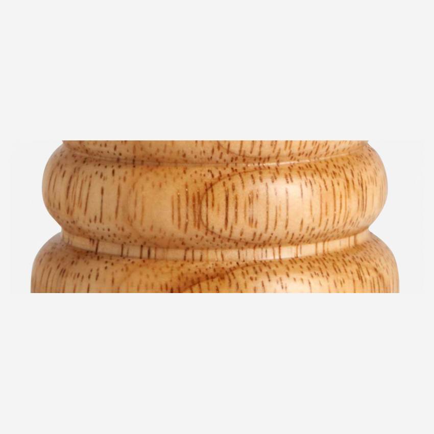 Moinho de pimenta de madeira - 17 cm