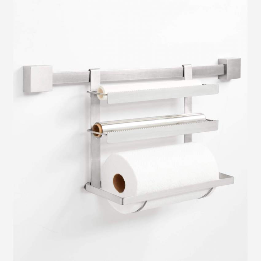Soporte de papel de cocina Soporte de toalla de papel Organización de  cocina de autopega Dispensador de pared de papel higiénico para tocador  Cocina