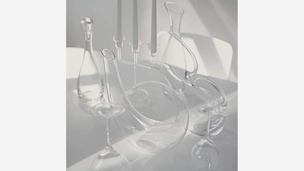 Caraffa di vino in vetro