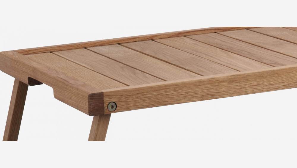Bandeja de cama de madeira - 55 cm