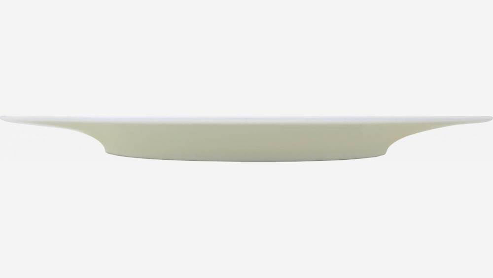 Flacher Teller aus Porzellan - 30 cm – Weiß 