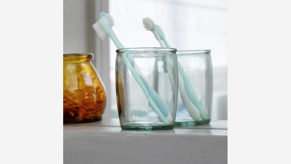 Vaso de vidrio reciclado – Transparente