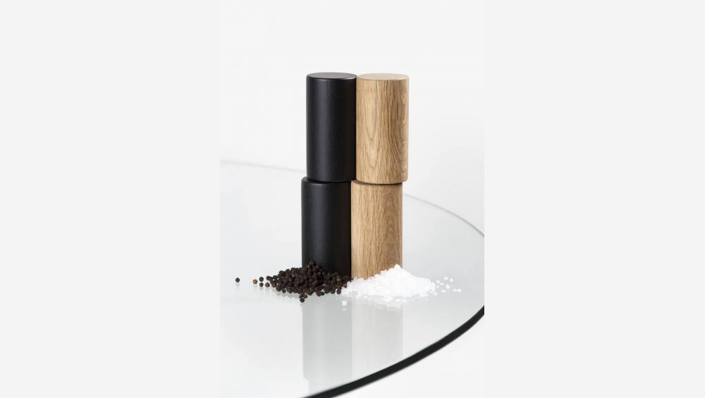Moulin à sel & poivre en chêne teinté - Design by Alvaro Goula & Pablo Figuera