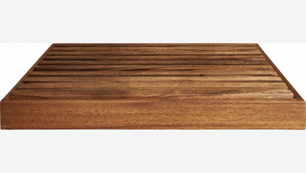 Tábua de pão de madeira de acácia - 45 cm