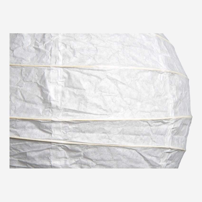 Abat-jour de supension rond en papier blanc, diamètre 35cm