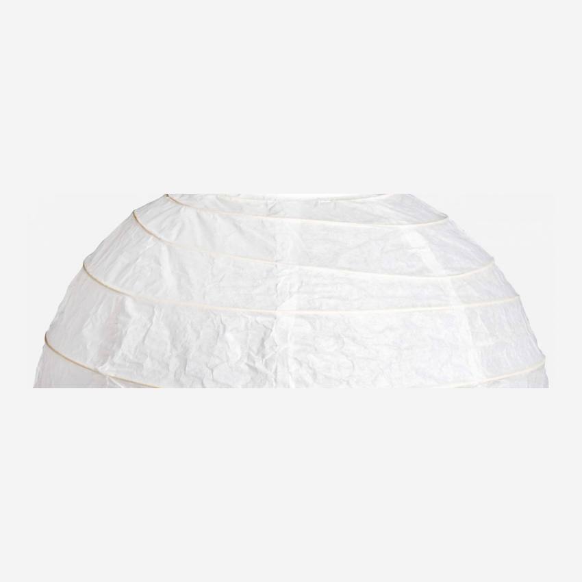 Abat-jour de supension rond en papier blanc, diamètre 35cm