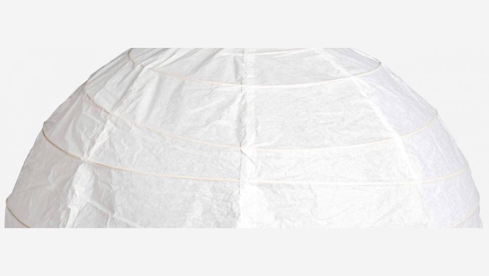 Candeeiro de teto redondo de papel branco, diâmetro 60cm