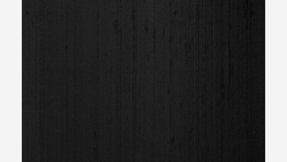 Abat-jour en soie 35x18cm noir