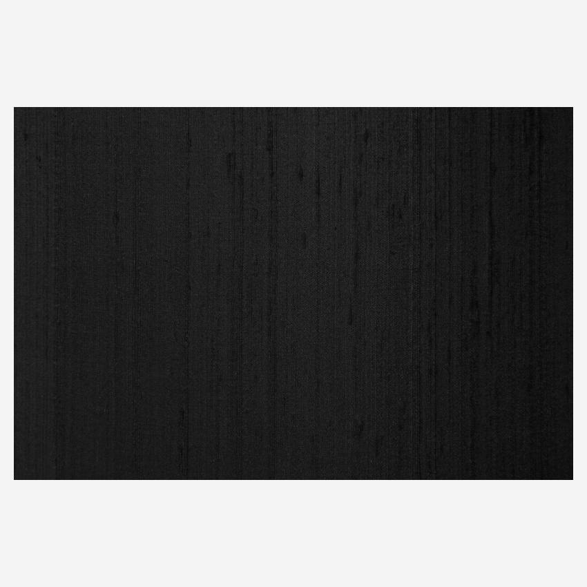 Paralume in seta nera 35x18cm