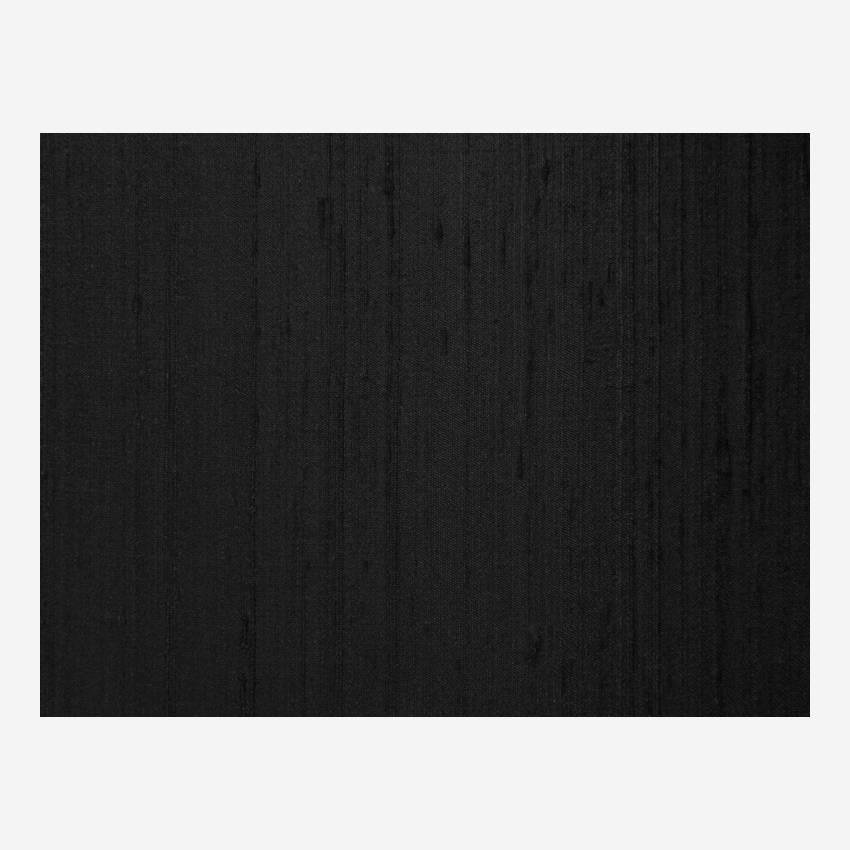 Paralume in seta nera 35x18cm