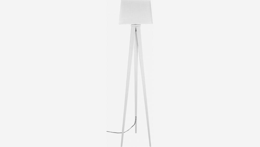 Base per lampada da terra 129 cm in metallo - Bianco