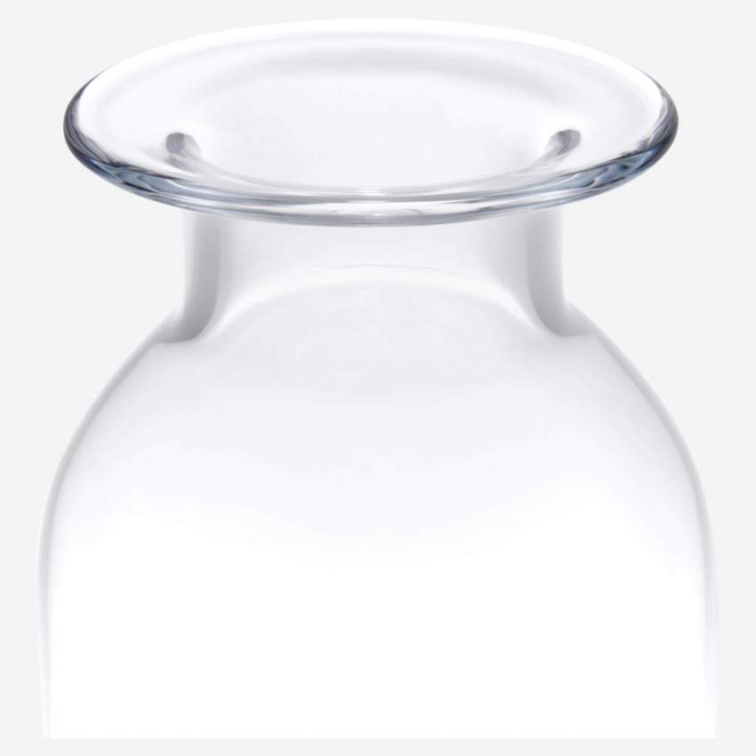 Vase 26cm en verre transparent
