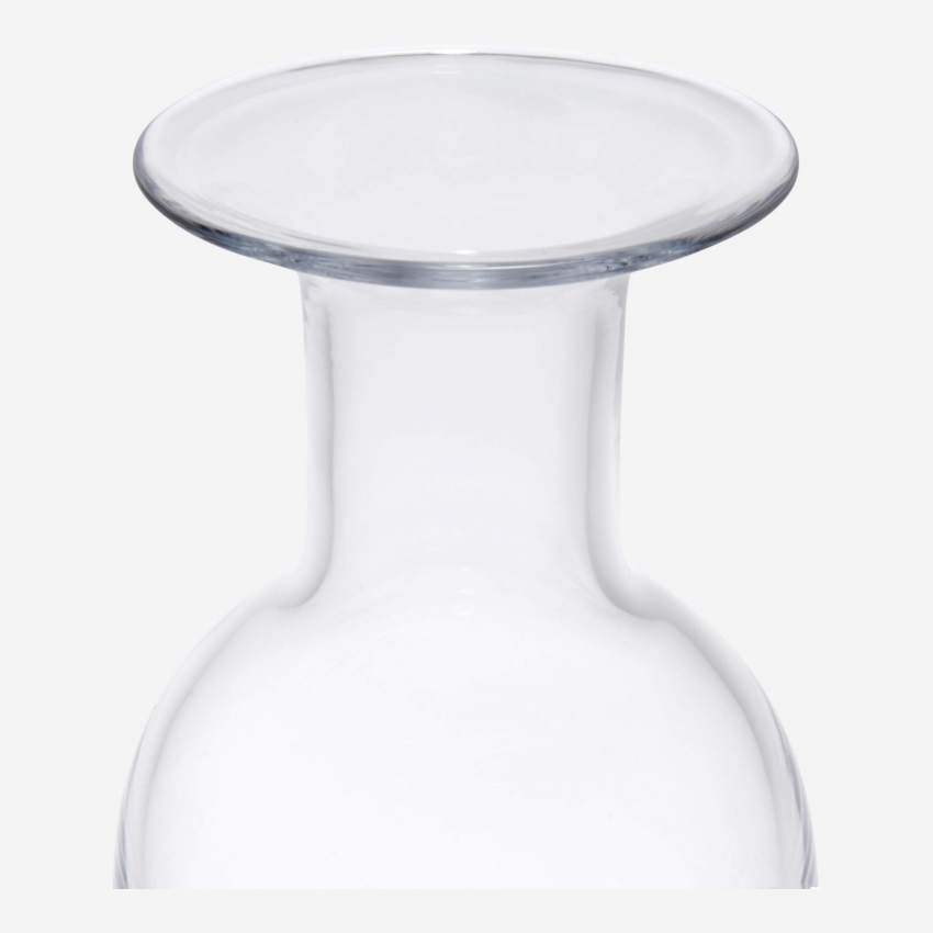 Vase 16,5cm en verre transparent