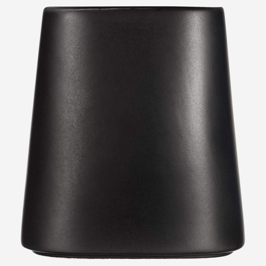Vaso de baño ovalado negro