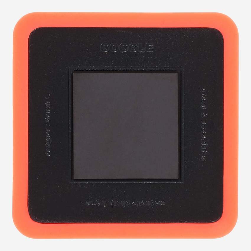 Magnetischer Fotorahmen 5 x 5 cm, orange