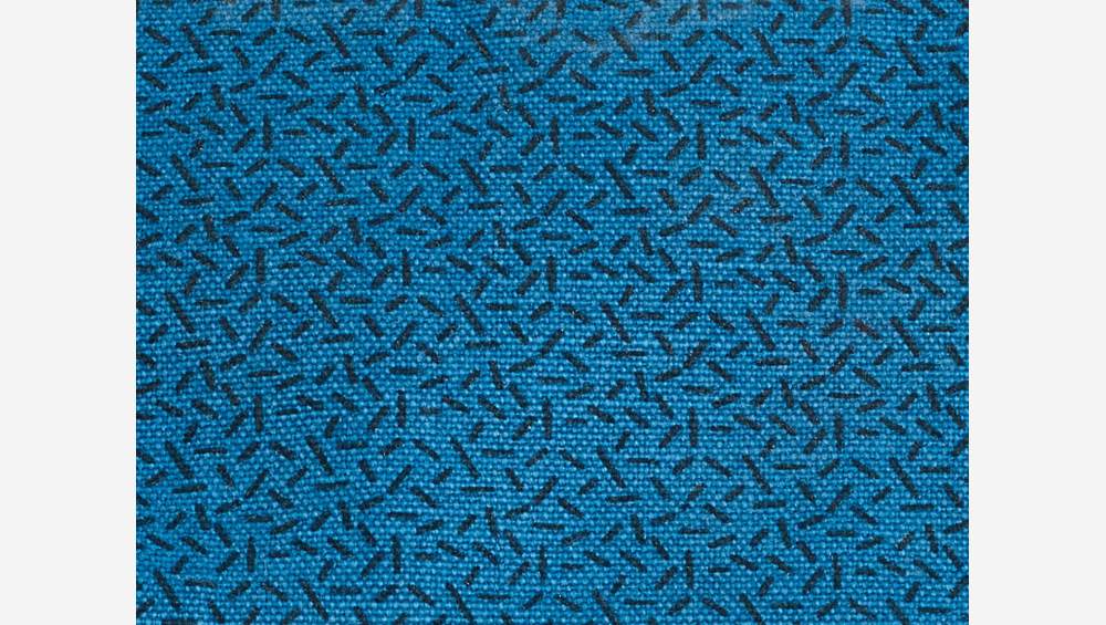 Trousse - Bleu -  Coton - motifs Madeline - design by Floriane Jacques