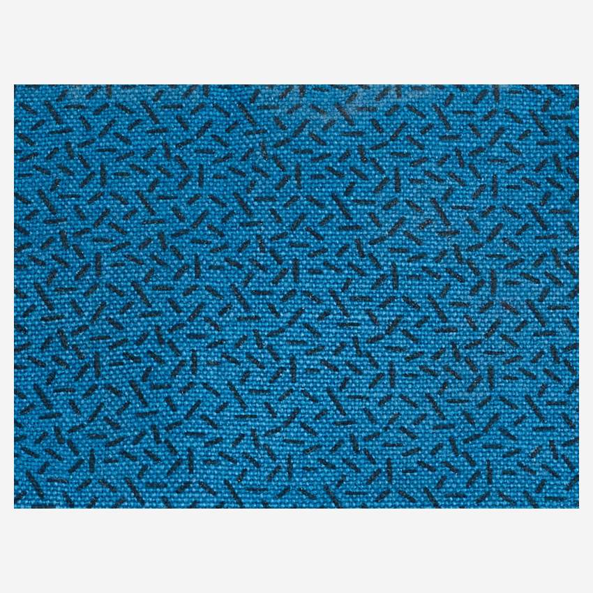 Trousse - Bleu -  Coton - motifs Madeline - design by Floriane Jacques