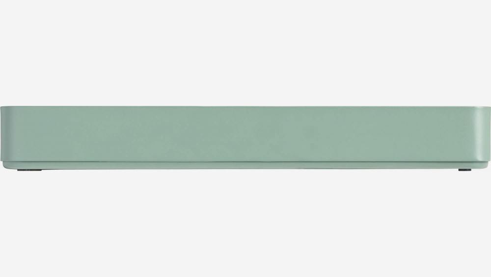 Caixa para lápis em metal - Verde