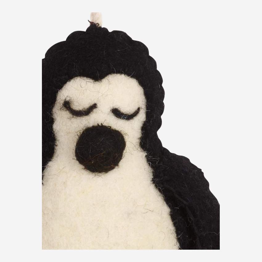 Décoration de Noël - Pingouin en feutre à accrocher