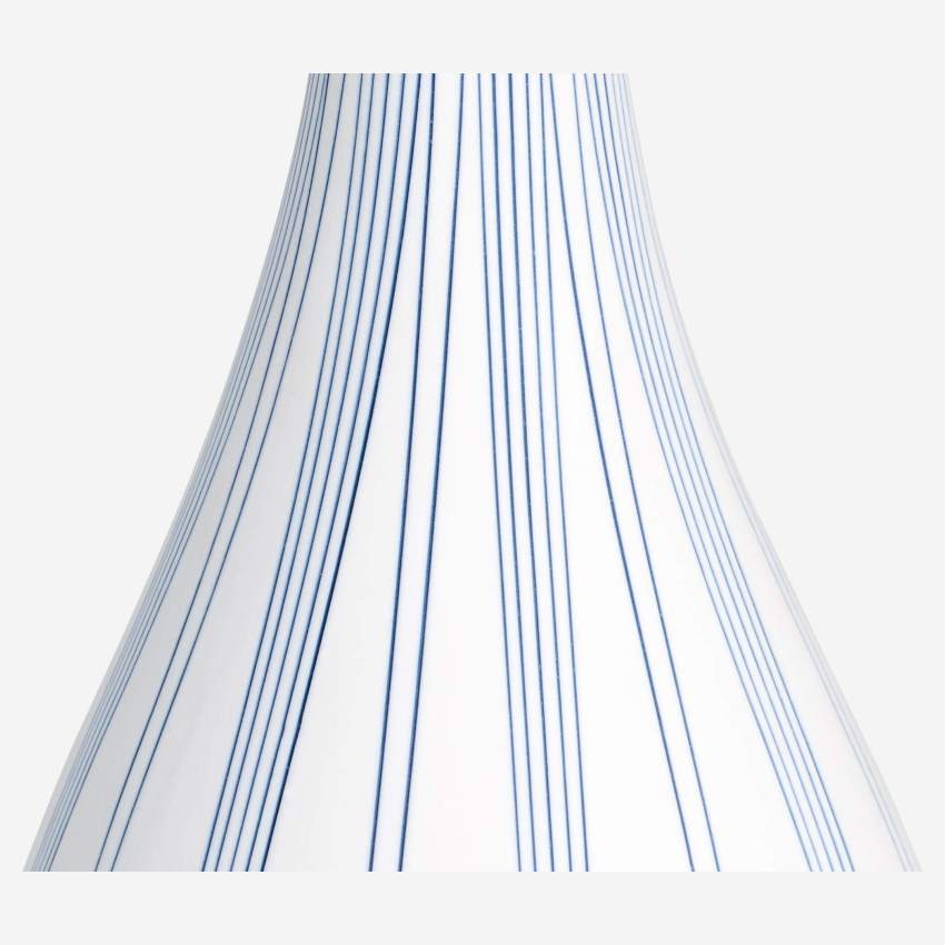 Vaso in porcellana - Linee Blu