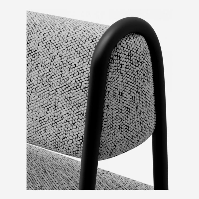 Sessel aus Stoff - Asphaltgrau - Design by Anthony Guerrée