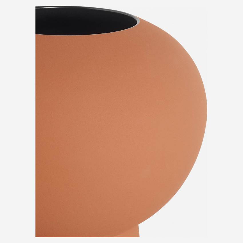 Vase en grès - 20 cm - Orange