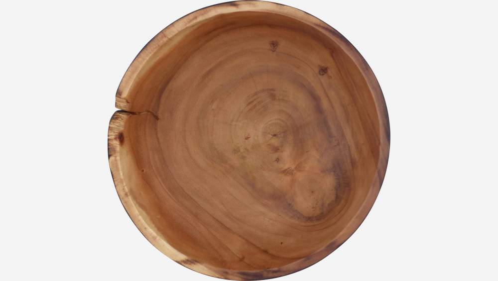 Svuota tasche decorativo in legno - 34 x 17,5 cm