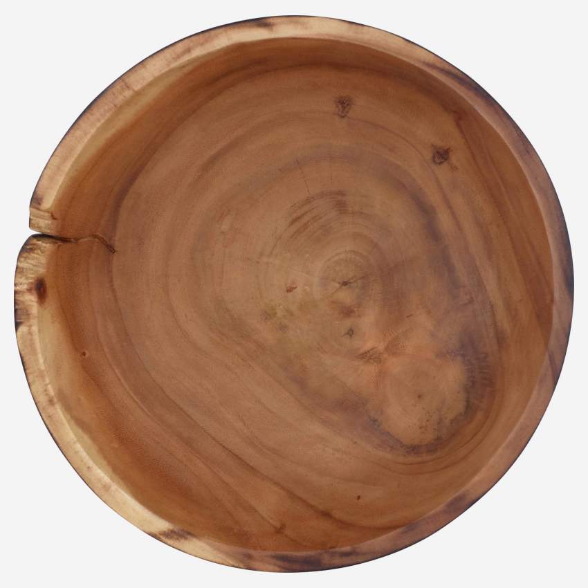 Svuota tasche decorativo in legno - 34 x 17,5 cm