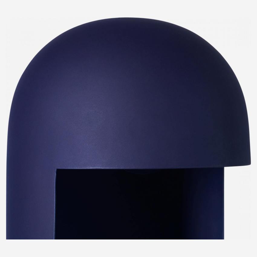 Candeeiro de mesa de metal - Azul