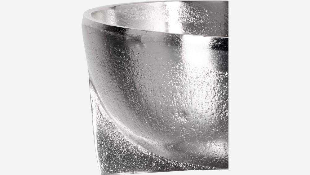Tigela decorativa de alumínio - 14x7cm