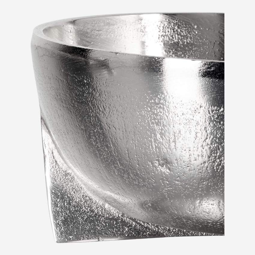 Dekorative Schale aus Aluminium - 14 x 7 cm