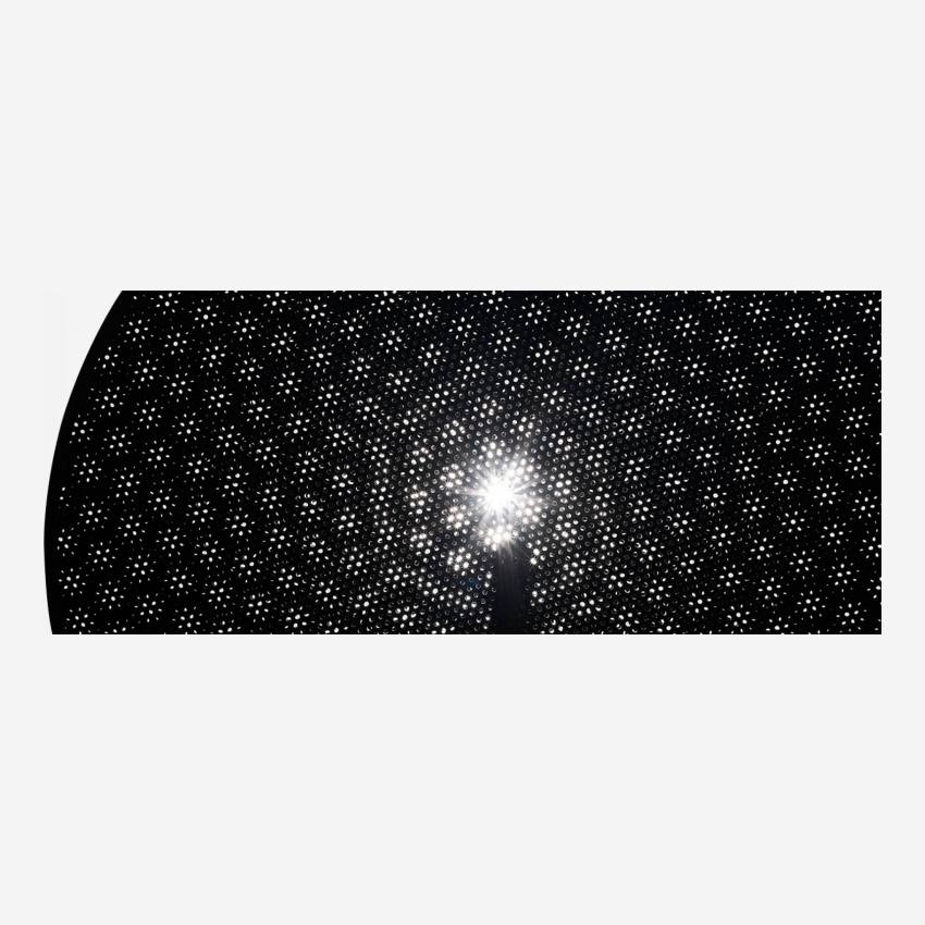 Staande lamp van metaal - Zwart- 135,5 cm