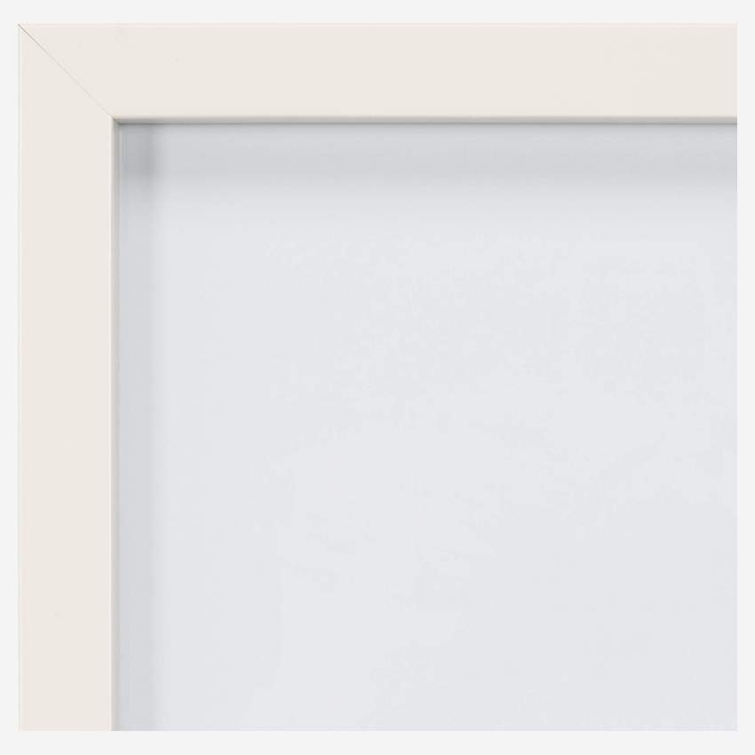 Bilderrahmen zum Aufhängen aus Holz - 24x30 cm - Weiß