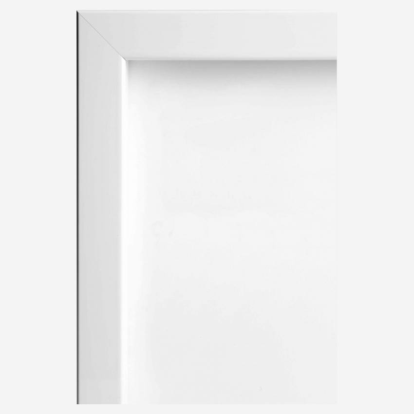 Marco de pared de madera - 19 x 57 cm - Blanco 