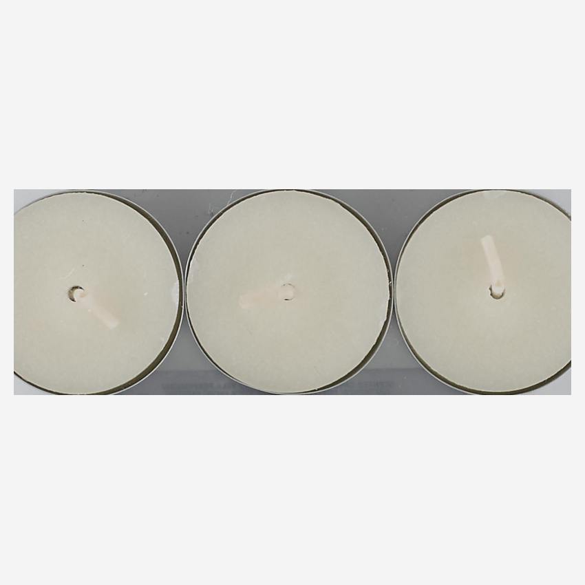 12 candele scaldavivande profumo fior di vaniglia