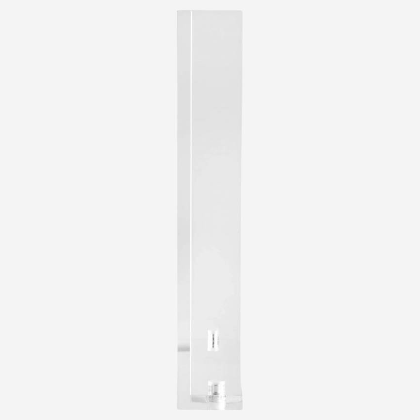Moldura de mesa acrílico - 13x18cm - Transparente