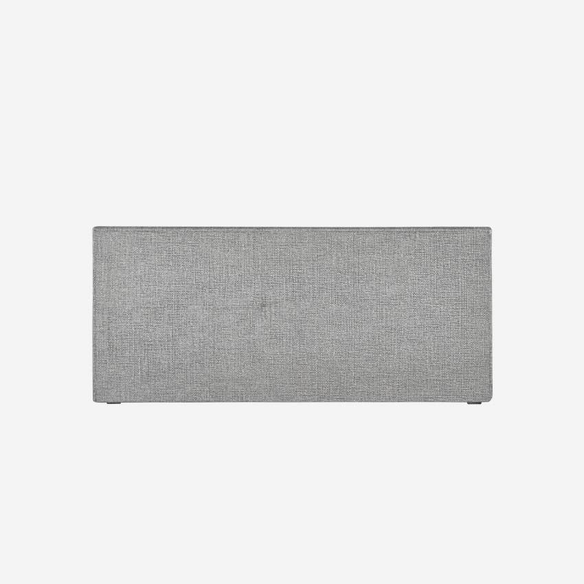 Caixa de arrumação 14x33x25cm c/ 2 gavetas em cartão e pele cinzenta