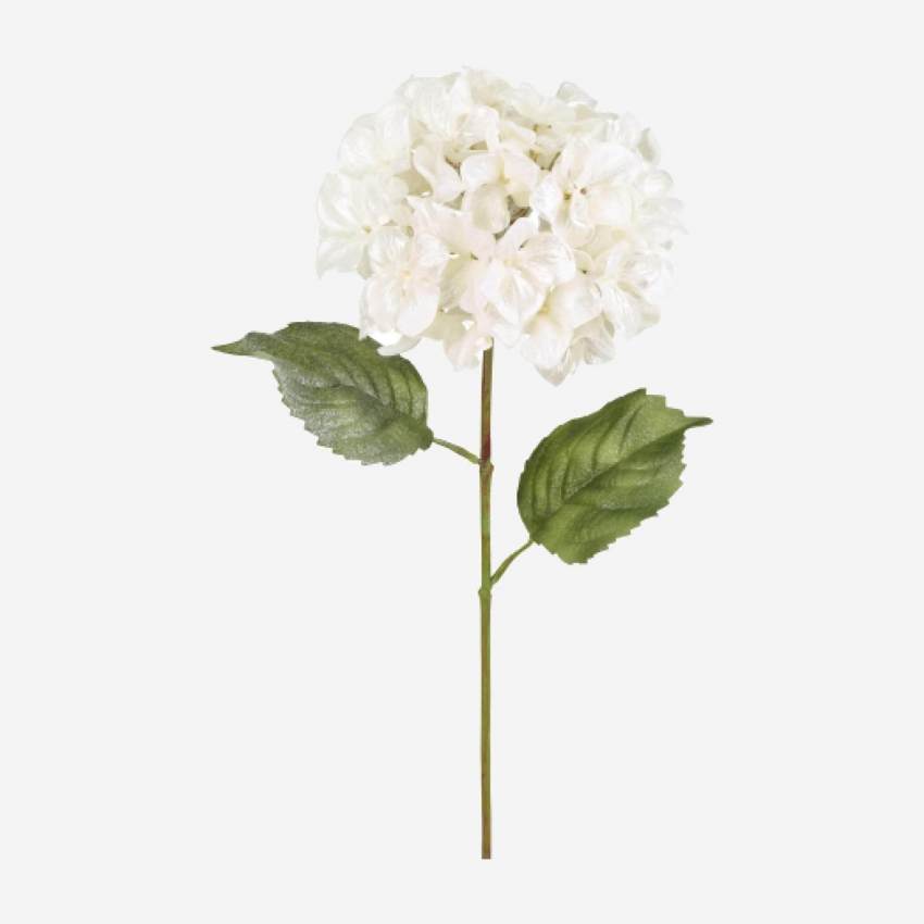 Weißer Hortensienzweig - 68 cm