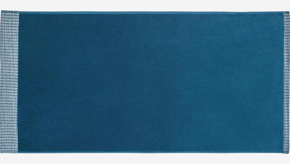 Gästehandtuch aus Baumwolle - 30 x 50 cm - Blau