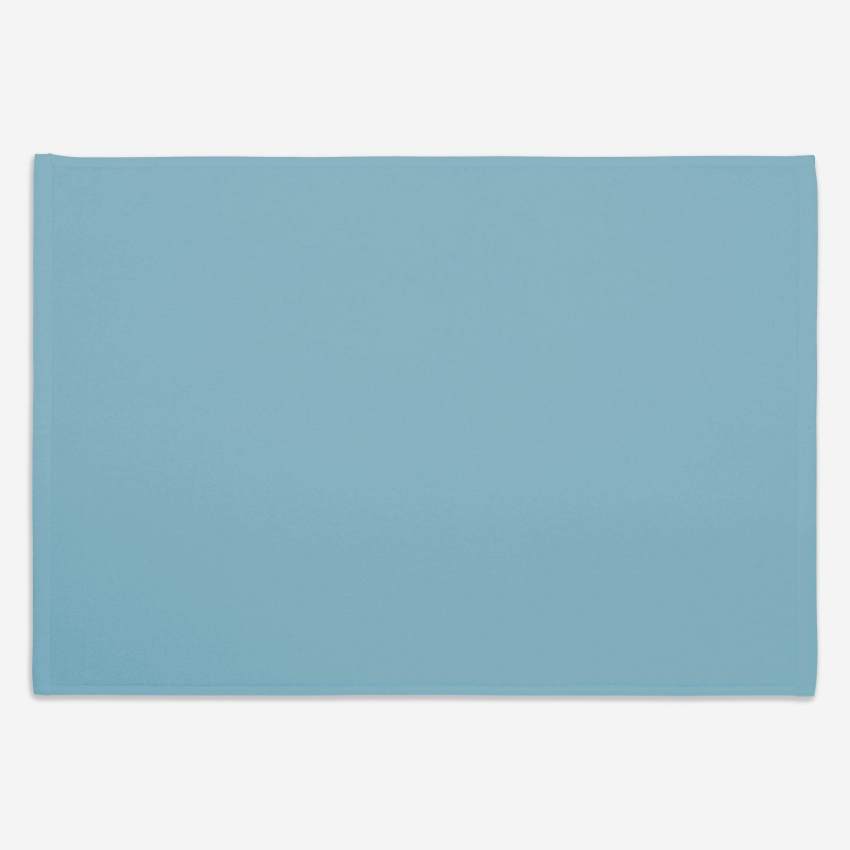 Tappeto da bagno in cotone - 60 x 80 cm - Blu