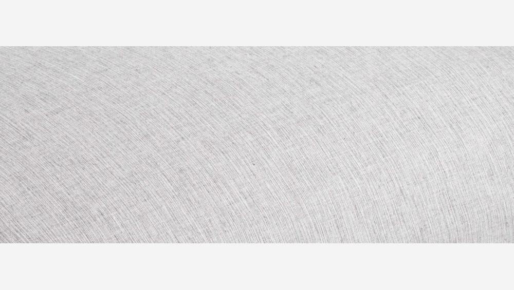 Funda nórdica de algodón - 200x200 cm - Gris