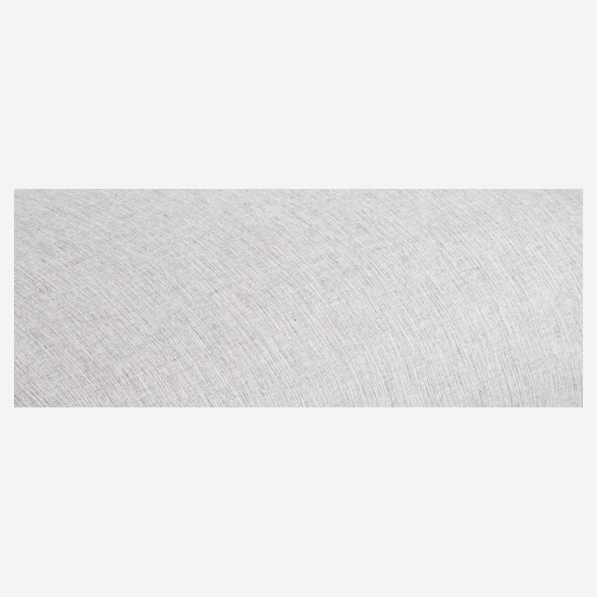 Funda nórdica de algodón - 200x200 cm - Gris