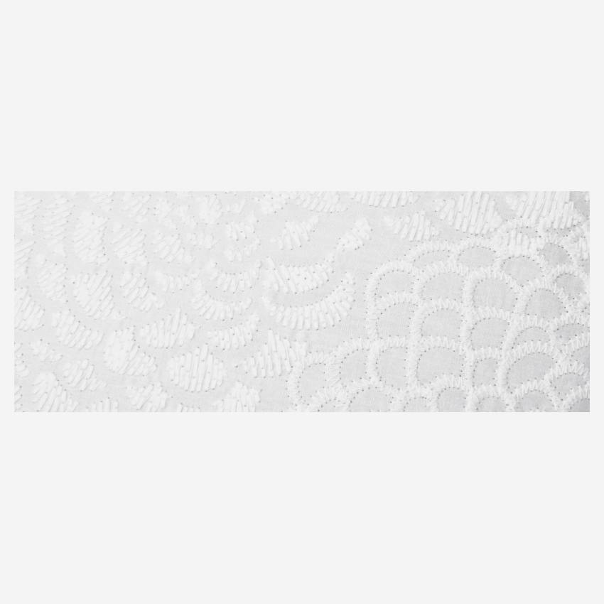 Taie d'oreiller en coton - 80 x 80 cm - Blanc