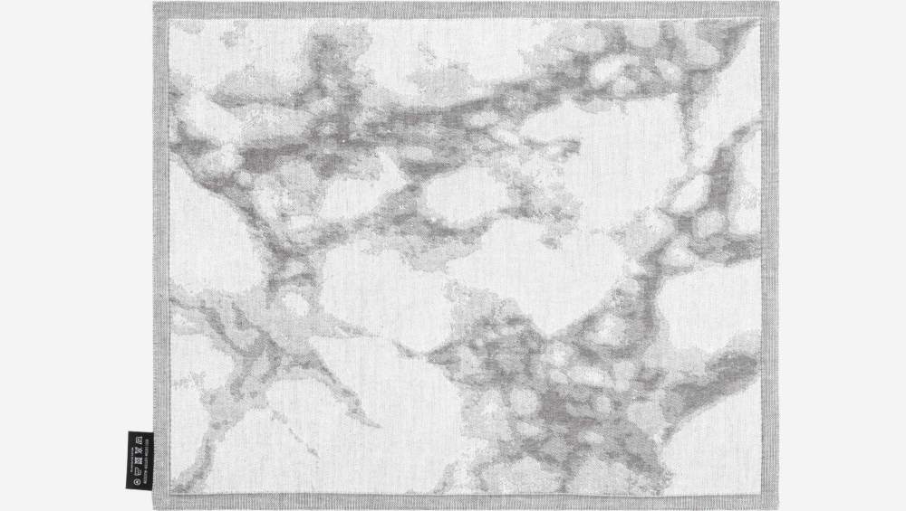 Set de table en coton 36x45cm effet marbre