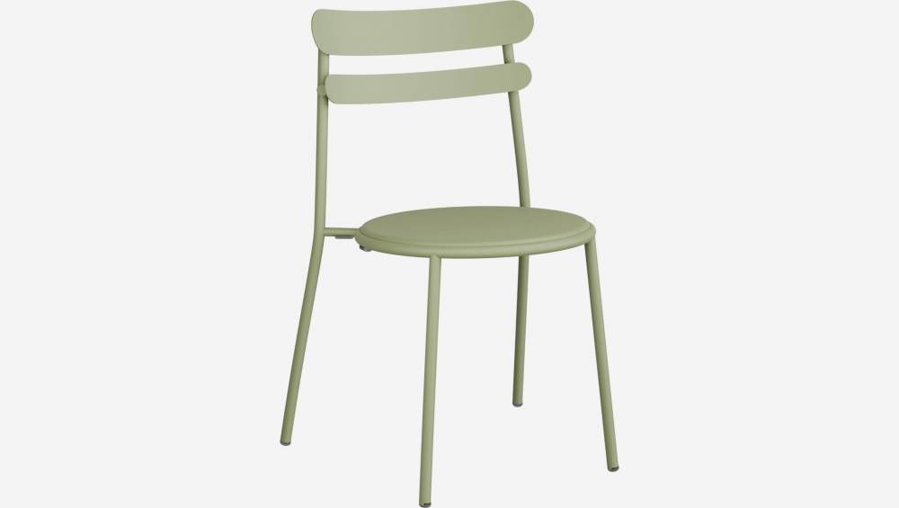 Chaise de jardin en acier – Vert tilleul - Design by Studio Brichet-Ziegler