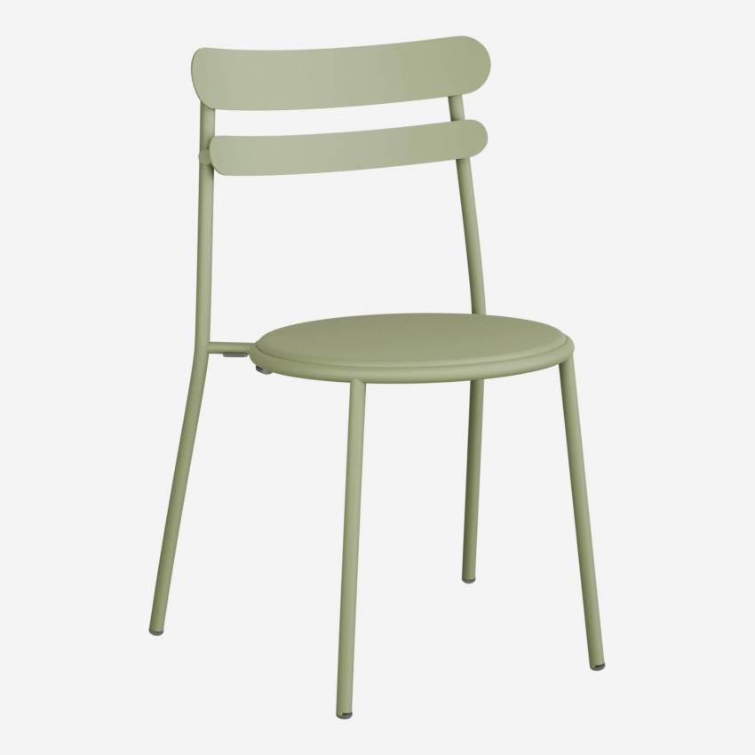 Cadeira de jardim em aço – Verde tília - Design by Studio Brichet-Ziegler