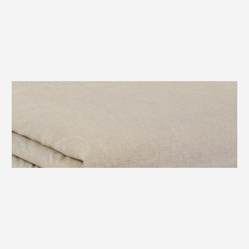 Housse de couette en coton égyptien - 220 x 240 cm - Taupe