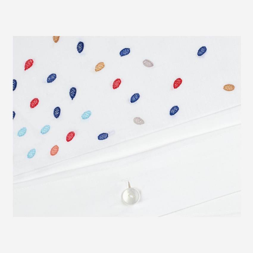 Housse de couette en coton - 220 x 240 cm - Blanc - Design by Studio Habitat
