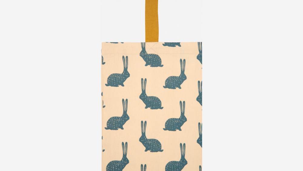 Shopping bag à motifs lapin
